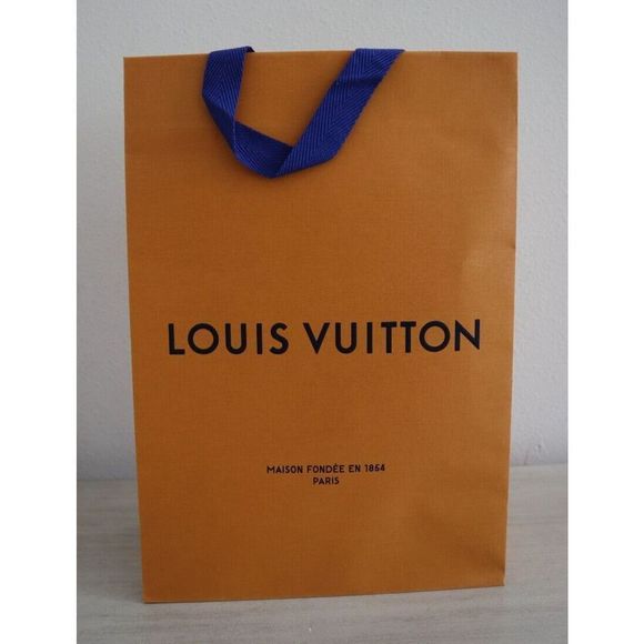 Authentic Louis Vuitton - Small Size - Empty Paper Gift Bag Tote - Picture 1 of 6